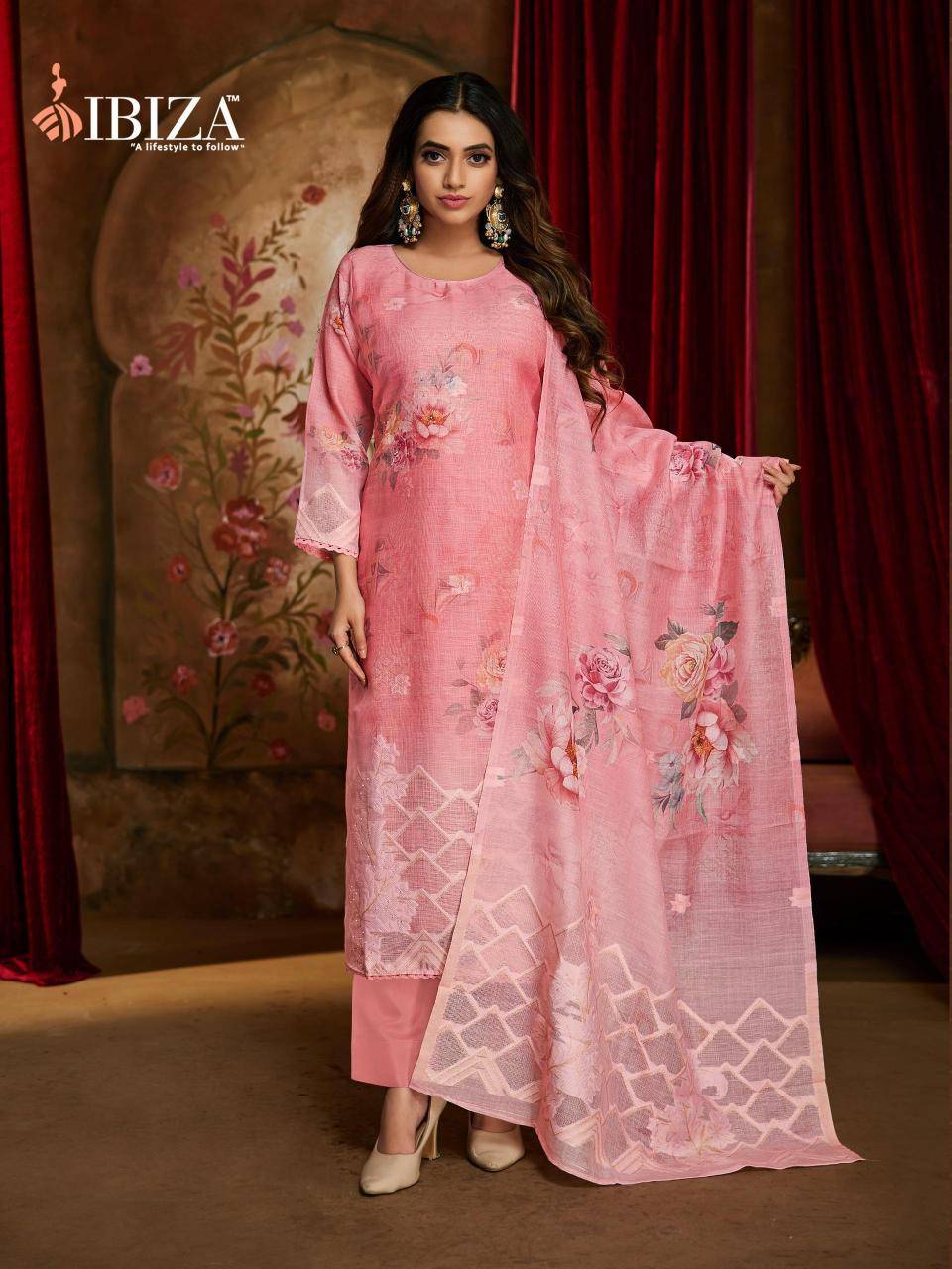 Ibiza lime light Surat dress materials with price